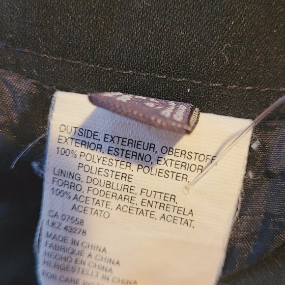 Mexx a line nylon black skirt size euron38, or about an 8. - Picture 7 of 7